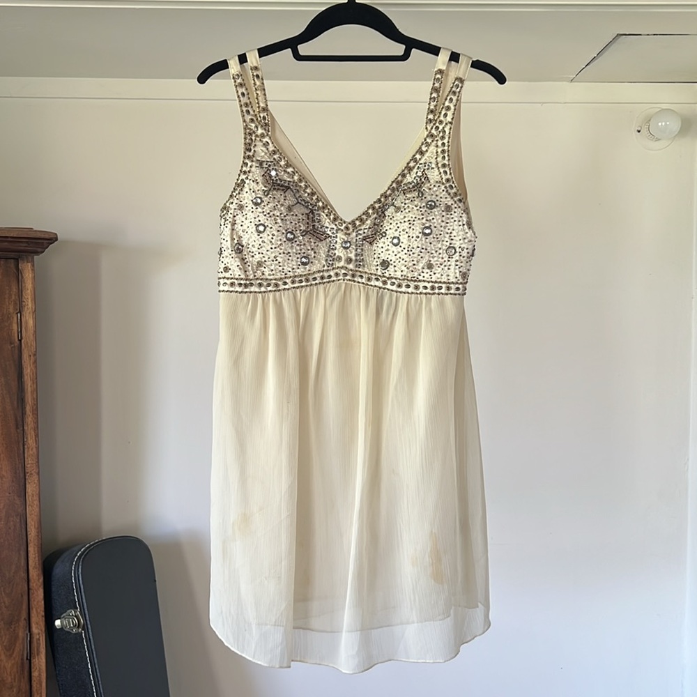 White Beaded Dress